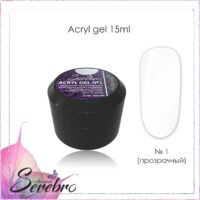 Acryl Gel "Serebro collection" №01, 15 мл