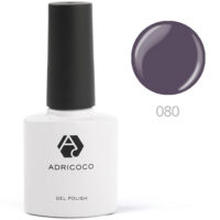Цветной гель-лак ADRICOCO №081 антрацитовый (8 мл.)