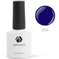 Цветной гель-лак ADRICOCO №095 темно-синий (8 мл.)