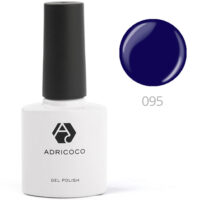 Цветной гель-лак ADRICOCO №096 мерцающий темно-синий (8 мл.)