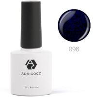 Цветной гель-лак ADRICOCO №099 черный (8 мл.)
