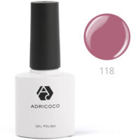 Цветной гель-лак ADRICOCO №119 розовое вино (8 мл.)