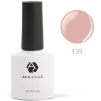 Цветной гель-лак ADRICOCO №140 бледно-персиковый (8 мл.)