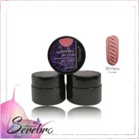 2D-гель для объемных дизайнов "Serebro collection" (розовый), 5 мл
