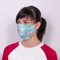 Многоразовая тканевая маска Принт-Фламинго
