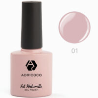 Цветной гель-лак ADRICOCO №002 нежно-розовый (8 мл.)